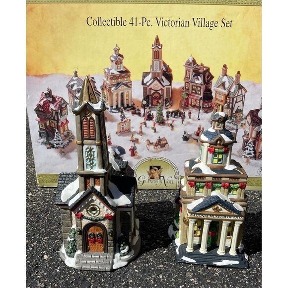 Vintage Grandeur Noel collectible 41 pics Victorian - Picture 10 of 12